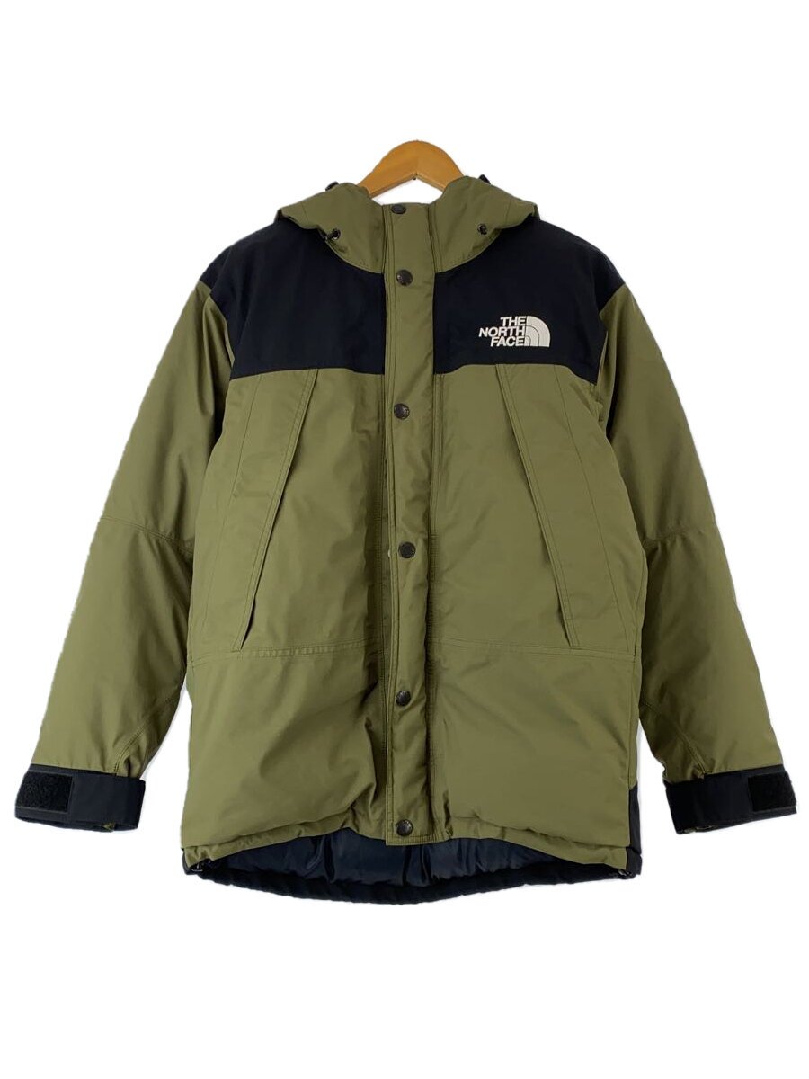 【中古】THE NORTH FACE◆MOUNTAIN DOWN JACKET/マウンテンダウンジャケット/M/ナイロン/KHK【メンズウェア】|2nd STREET 店