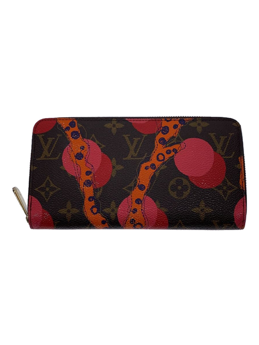 【中古】LOUIS VUITTON◆ジッピー・ウォレット_モノグラム・ラマージュ/PVC/BRW/総柄/レディース//【服飾雑貨他】