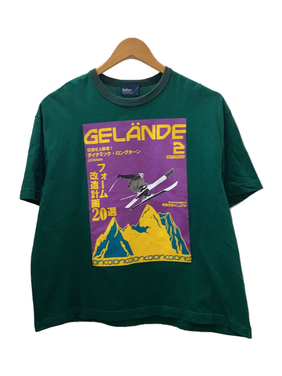 【中古】kolor◆24SS/A Tops/ティーシャツ/2/綿織物/GRN/24SCL-T07205//【レディース御召しもの】