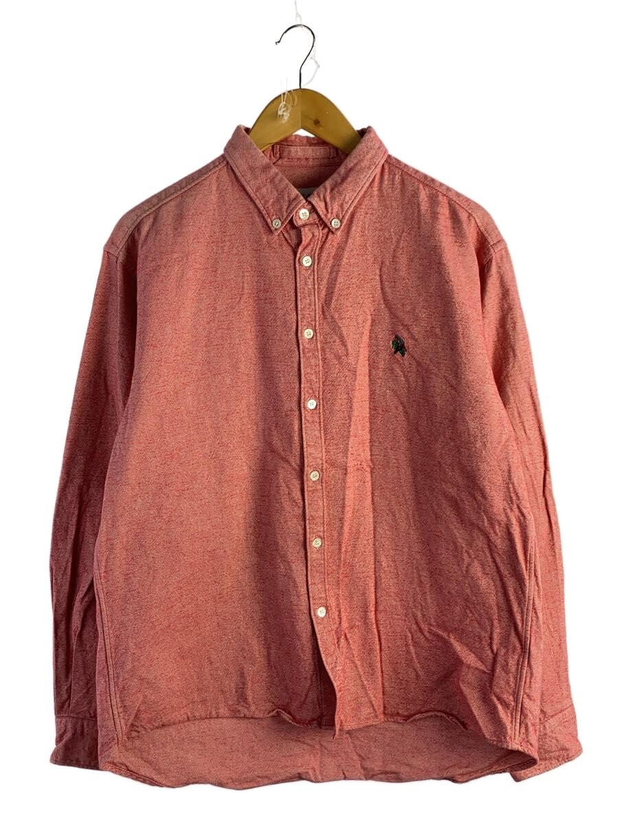 【中古】PALACE◆長袖プルオーバー/XL/綿織物/RED【メンズウェア】