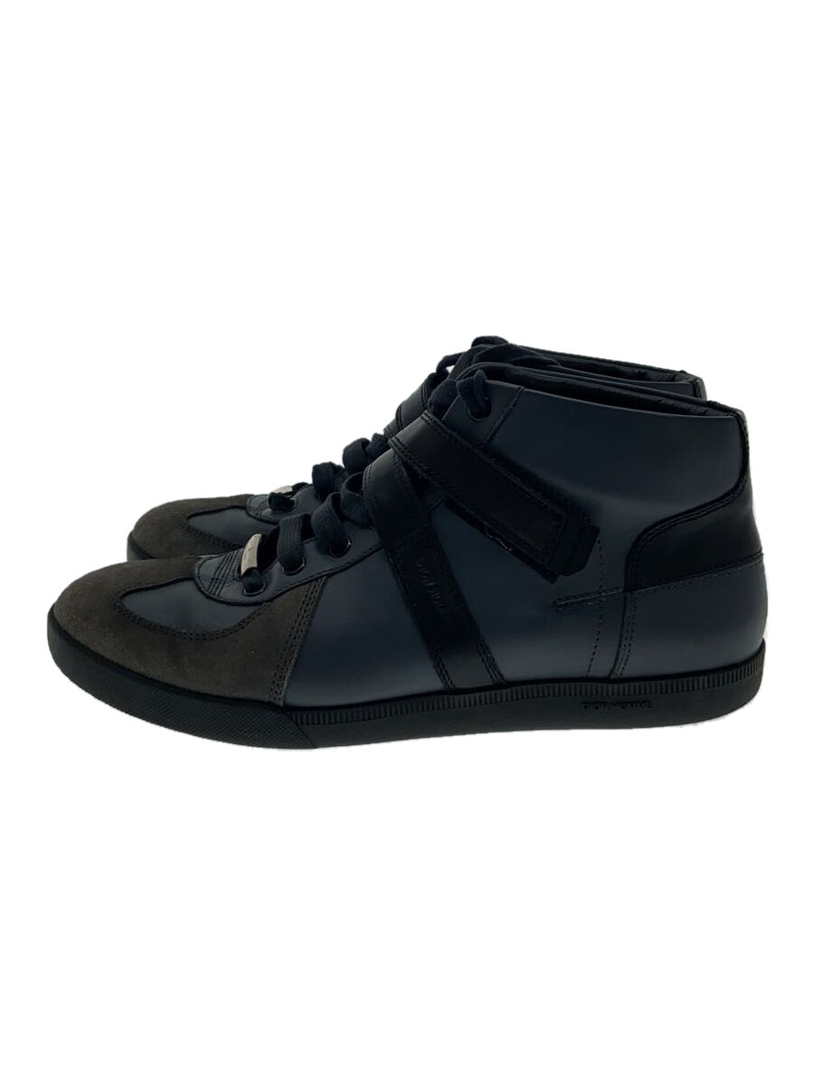 【中古】Dior HOMME◆ハイカットスニーカー/40/NVY/なめし革//【シューズ】