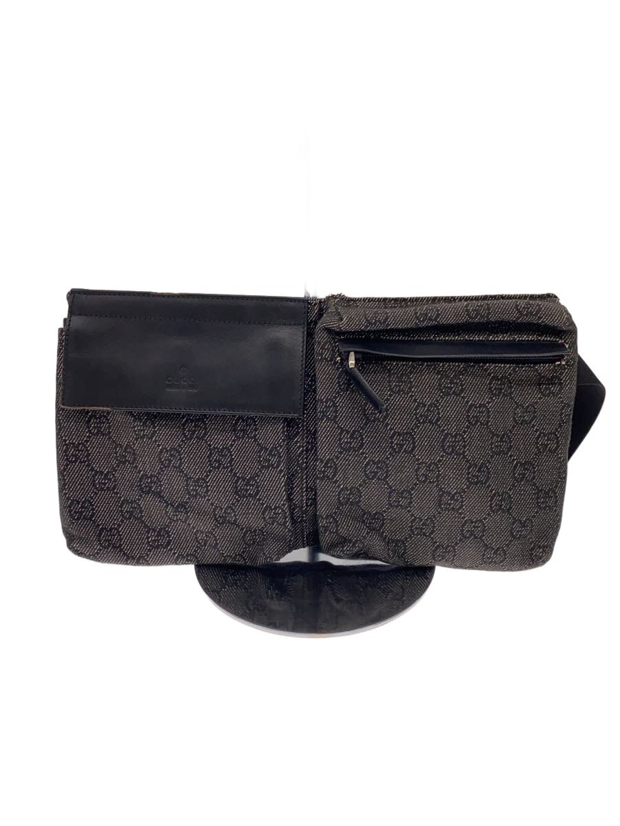 【中古】GUCCI◆ウエストバッグ_GGデニム/デニム/BLK【バッグ】|2nd STREET 店