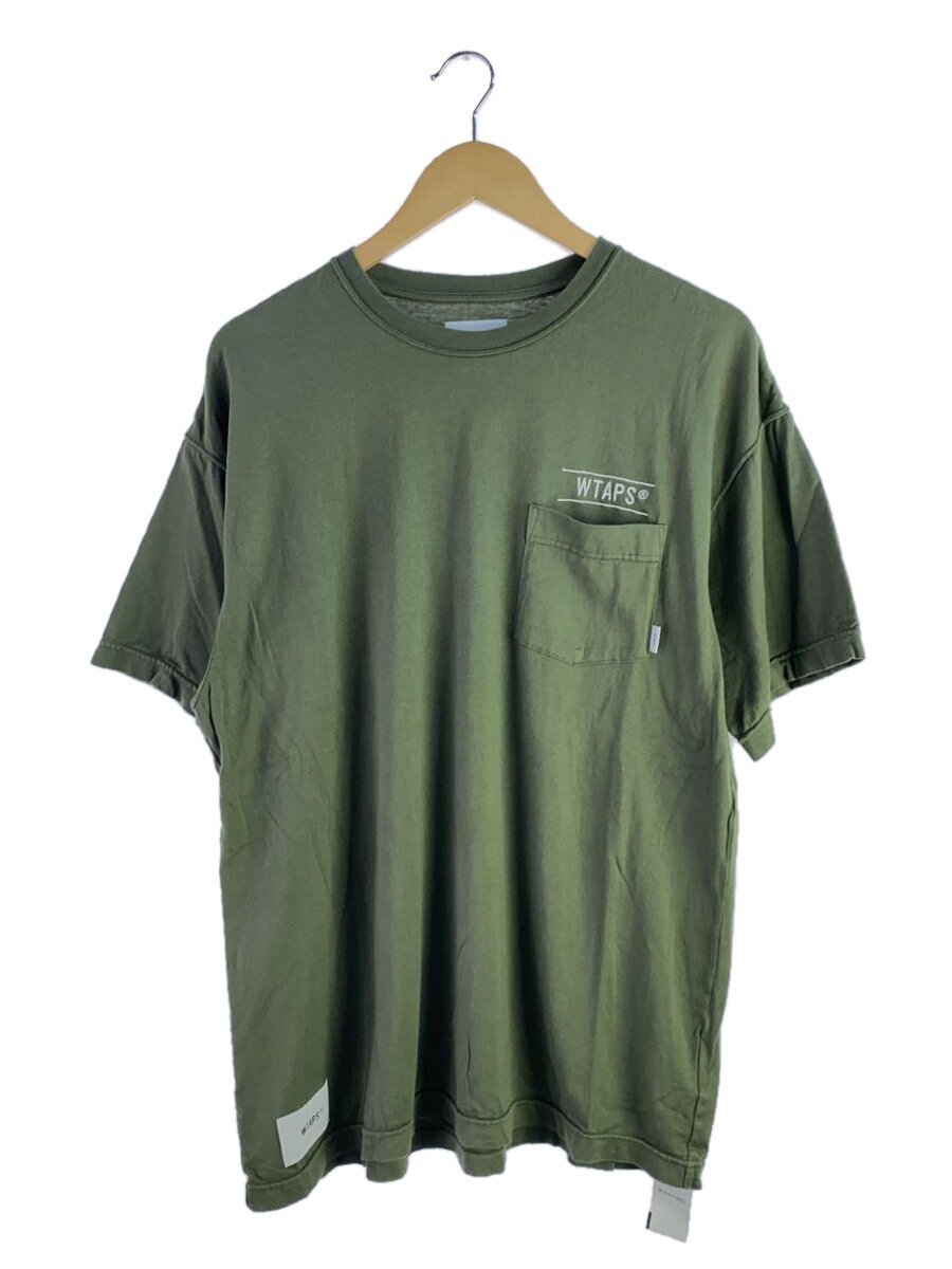 【中古】WTAPS◆23SS/SAC 02 SS CREVASSE/プルオーバー/2/綿織物/GRN/231ATDT-CSM41//【メンズウェア】
