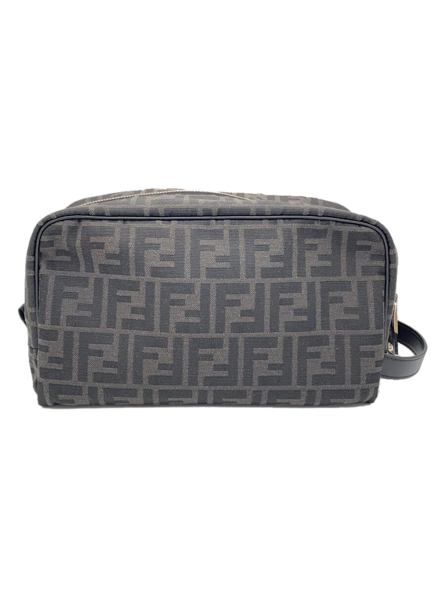 【中古】FENDI◆二番目御徒面子/--/GRY/総柄/7N0141【御徒面子】