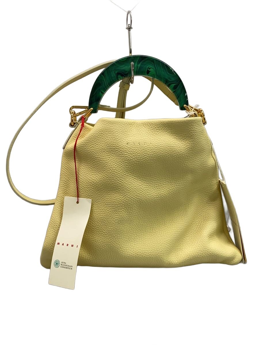 【中古】MARNI◆ショルダーバッグ/牛皮/YLW/SCMP0065U0LV688【御徒面子】