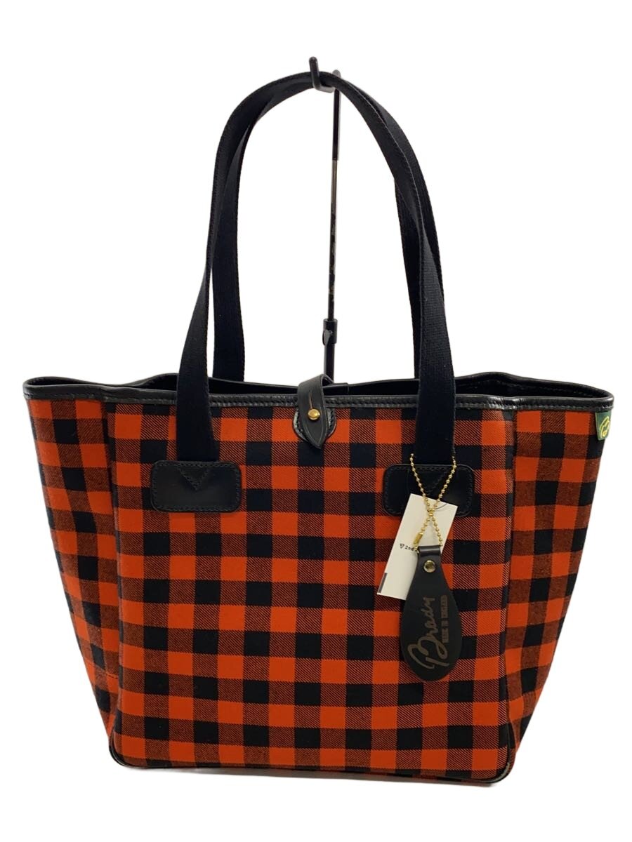 【中古】BRADY◆トートバッグ/ウール/RED/ギンガムCK【バッグ】｜2ｎｄ STREET 店