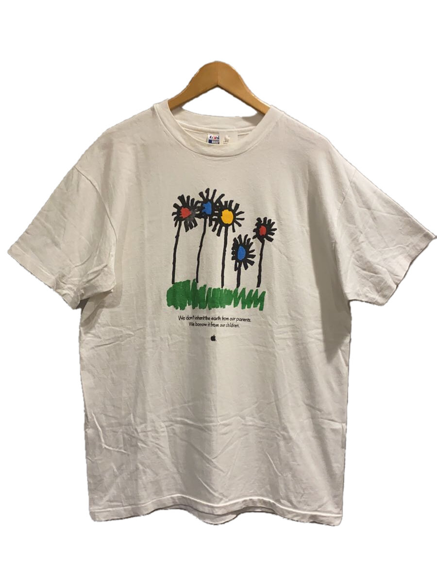 【中古】Hanes◆Vintage/90s/Apple/アップル/企業Tシャツ/BEEFY/SIZE:XL/コットン/WHT//【メンズウェア】|2nd STREET 店