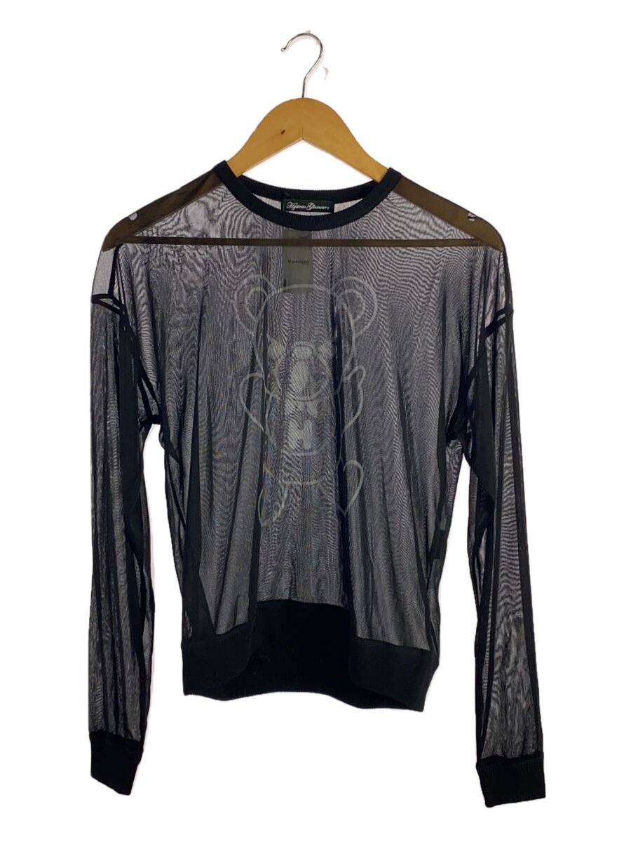 【中古】HYSTERIC GLAMOUR◆トップス/FREE/ポリエステル/BLK/無地/01211NS08【レディース御召しもの】