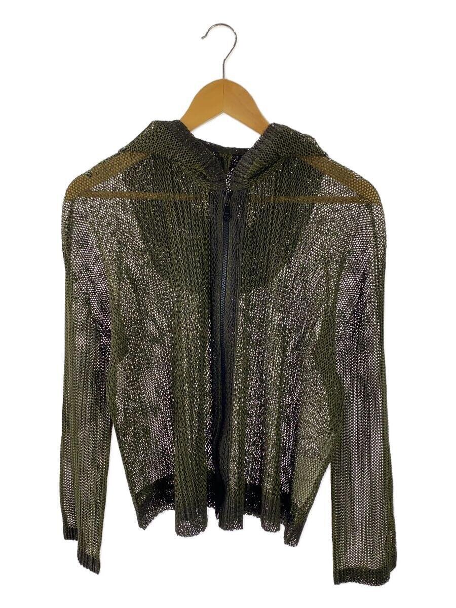 【中古】PLEATS PLEASE ISSEY MIYAKE◆ジップパーカー/3/ポリエステル/GRN/PP51-JC714//【レディース御召しもの】