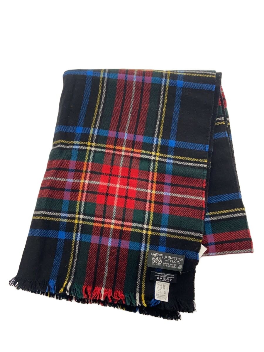 【中古】Johnstons◆えり巻き/羊毛/マルチ色つや/レディース/3636-343-0829【服飾雑貨他】