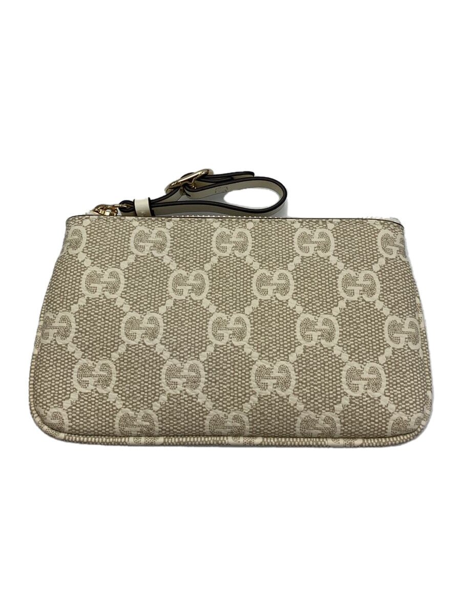 【中古】GUCCI◆通行手形容れもの/なめし革/BEG/レディース/819113【服飾雑貨他】