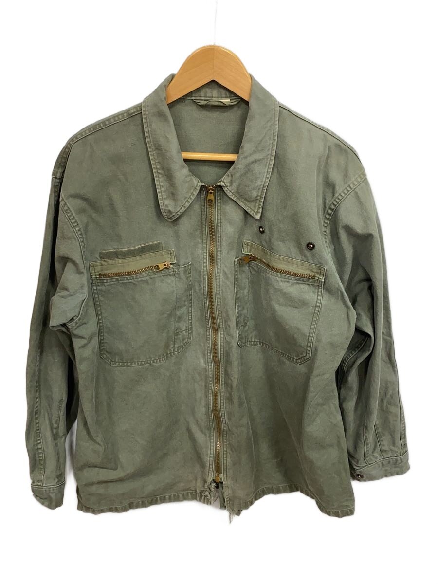【中古】FRENCH MILITARY◆60s/メカニックジャケット/コットン/KHK【メンズウェア】|2nd STREET 店