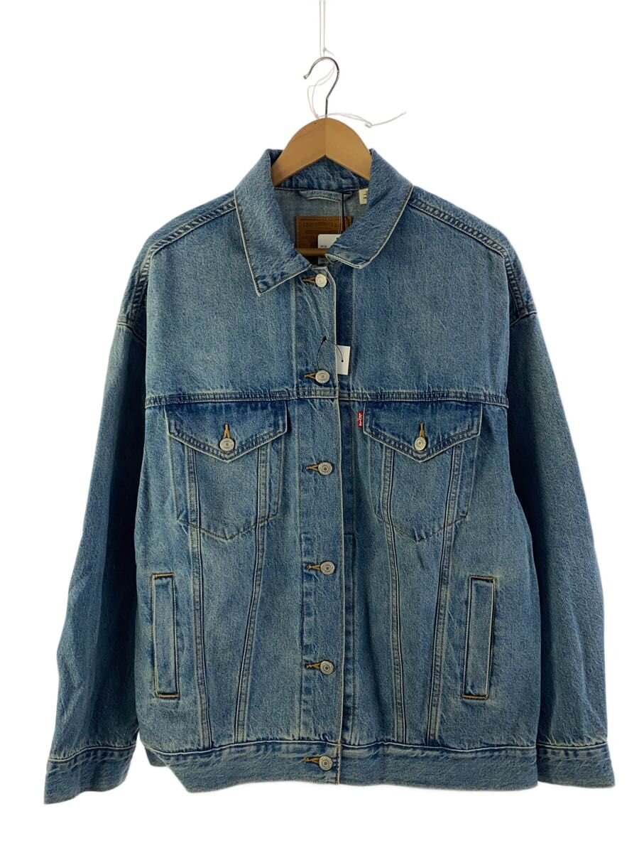 【中古】LEVI’S PREMIUM◆Gジャン/S/綿織物/IDG/無地/マイコン9-003T9-0000【レディース御召しもの】