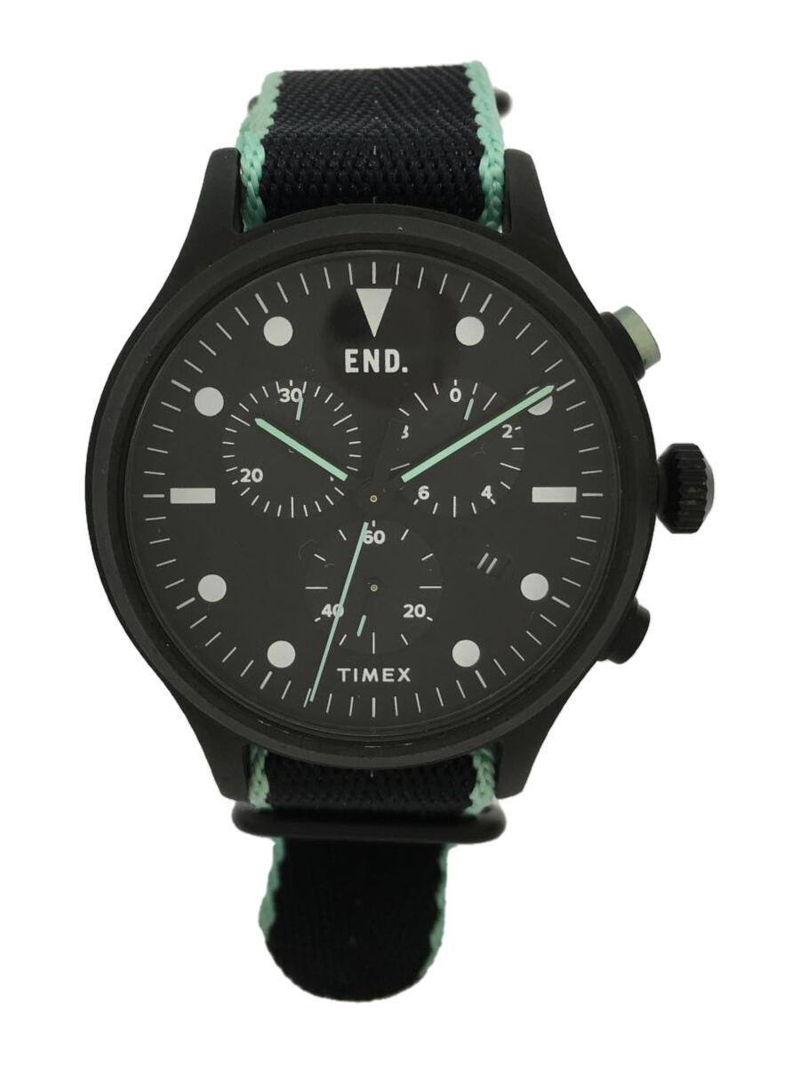最新人気 TIMEX QUARTZ VERYGOOD 2-5B12 TW2T34100 BLK CANVAS ANALOG その他