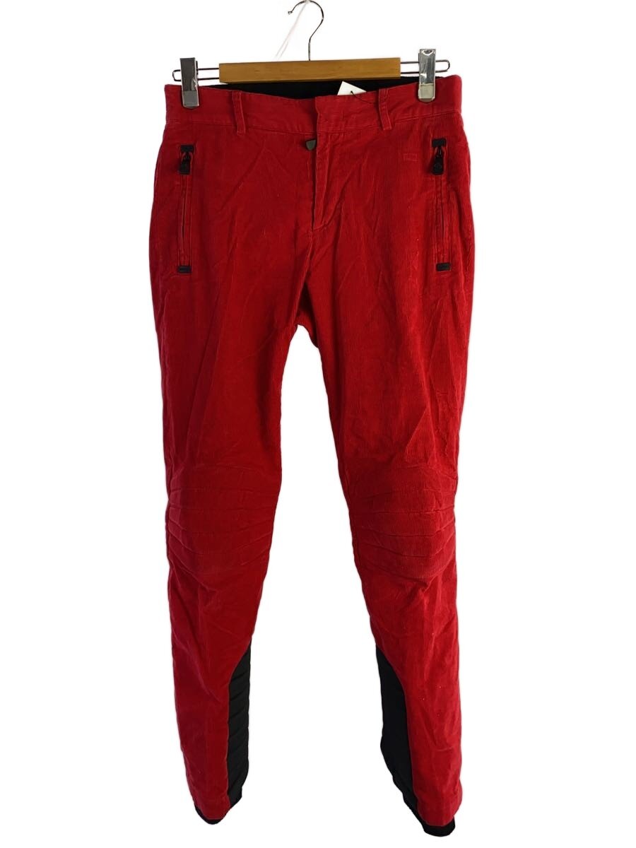 【中古】MONCLER◆下つ方/S/コール天/RED/無地/C20971141595 549LC【メンズウェア】