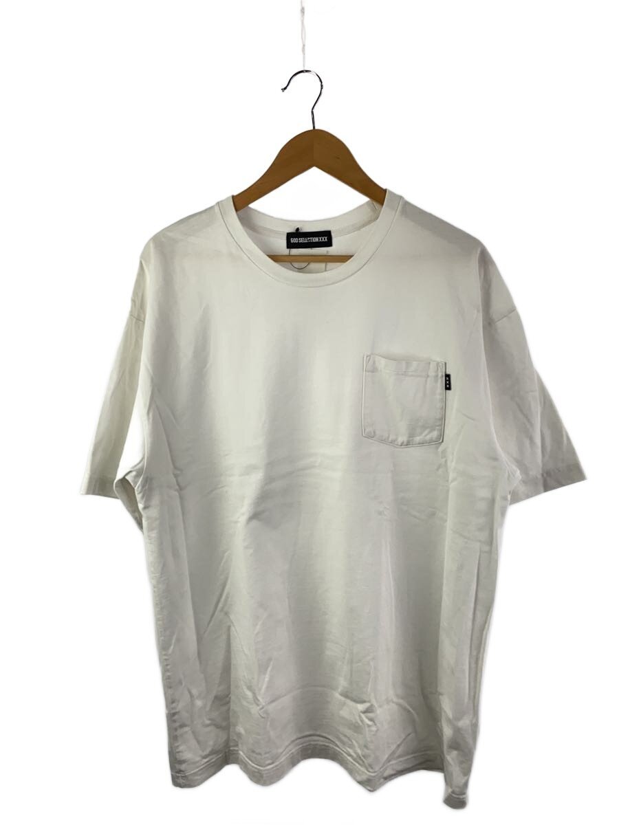 【中古】GOD SELECTION XXX◆プルオーバー/XXL/綿織物/WHT/無地【メンズウェア】