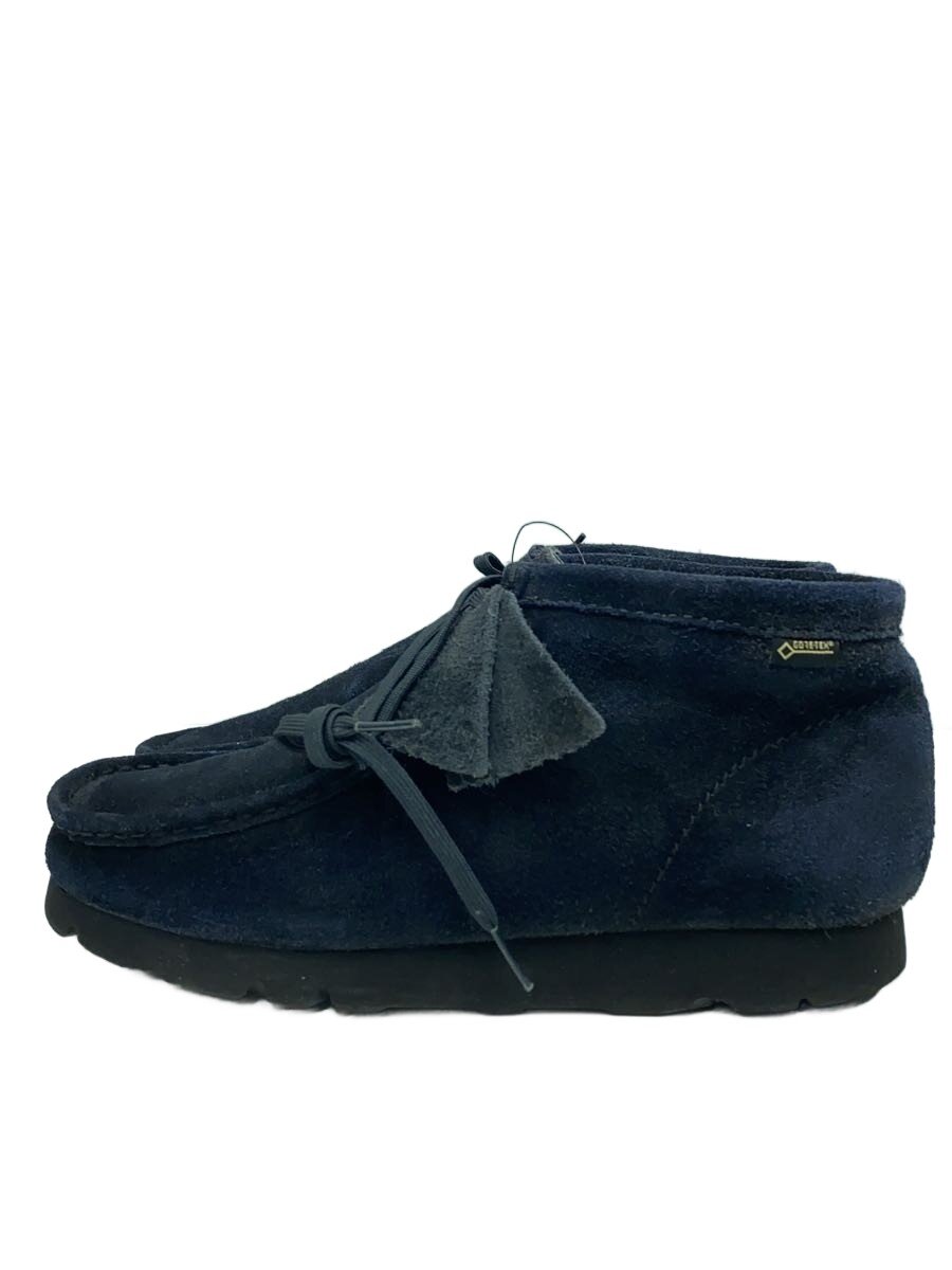 【中古】Clarks◆WallabeeBT GTX/ブーツ/26.5糎/NVY/スウェード/61056112//【シューズ】