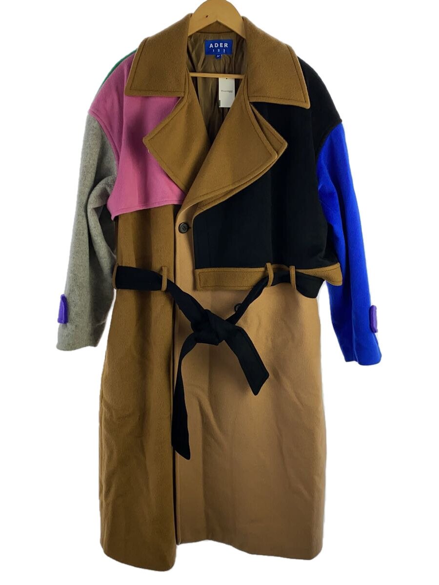 【中古】ADER ERROR◆厚地の外套/--/羊毛/CML/無地/19AFWCT05BR1//【レディース御召しもの】