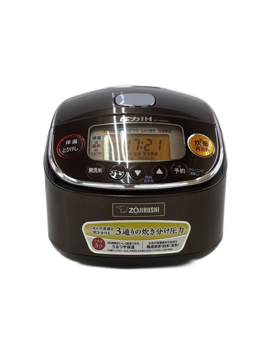 【中古】ZOJIRUSHI◆炊飯器 限界炊き NP-RM05-TA [赤銅色]//【家電・視覚的・オーディオ】