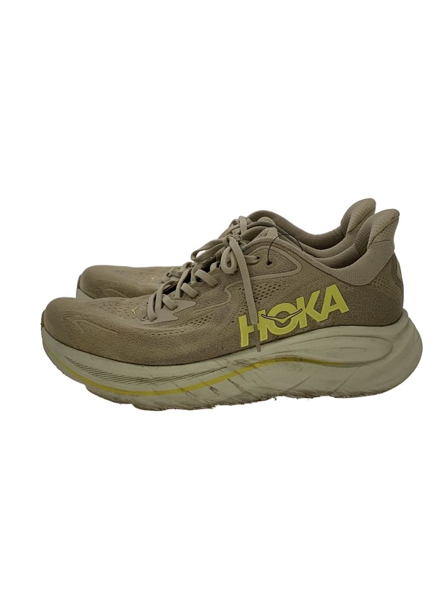 【中古】HOKA(HOKA ONE ONE)◆ローカットスニーカー/28糎/BEG/1162030BBLC//【シューズ】