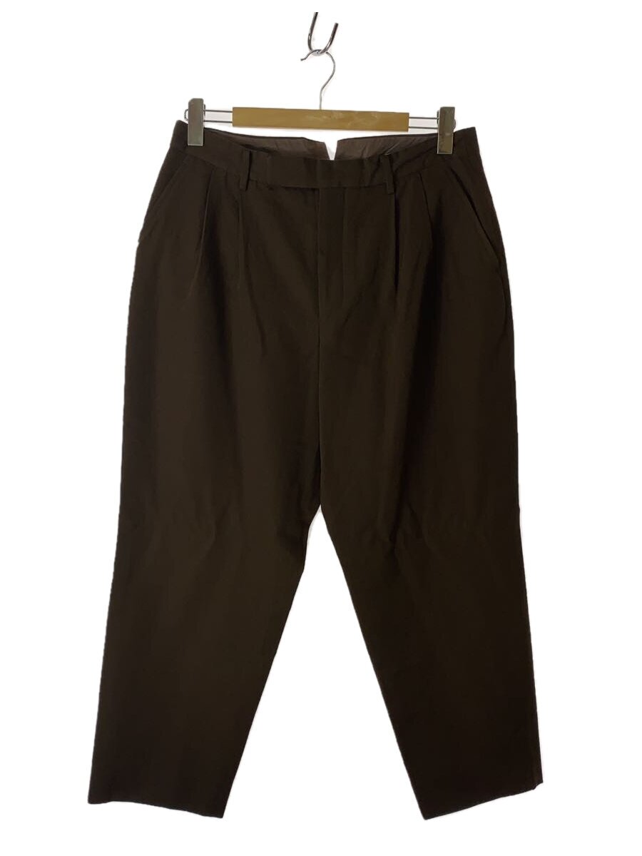 【中古】COMOLI◆18AW/ウールギャバ 2タックパンツ/針シンチバック/ボトム/3/ウール/BRW/N03-03001【メンズウェア】|2nd STREET 店