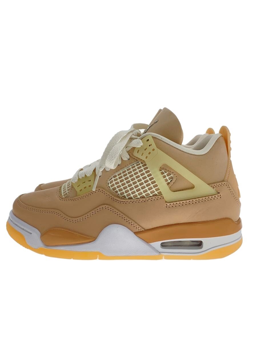 【中古】NIKE◆AIR JORDAN 4 RETRO_エアジョーダン 4 レトロ/23糎/BRW【シューズ】