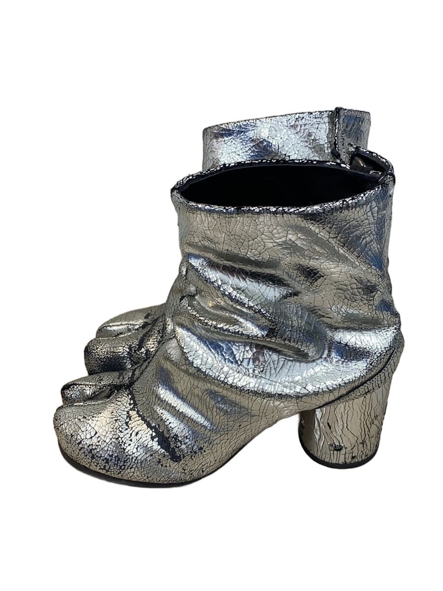 【中古】Maison Margiela◆ブロークンミラー/tabiブーツ/40/SLV/なめし革/S58WU0260【シューズ】
