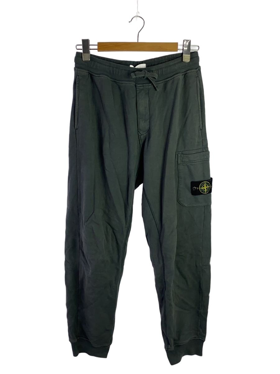 【中古】STONE ISLAND◆クロップドパンツ/M/綿織物/GRY//【メンズウェア】