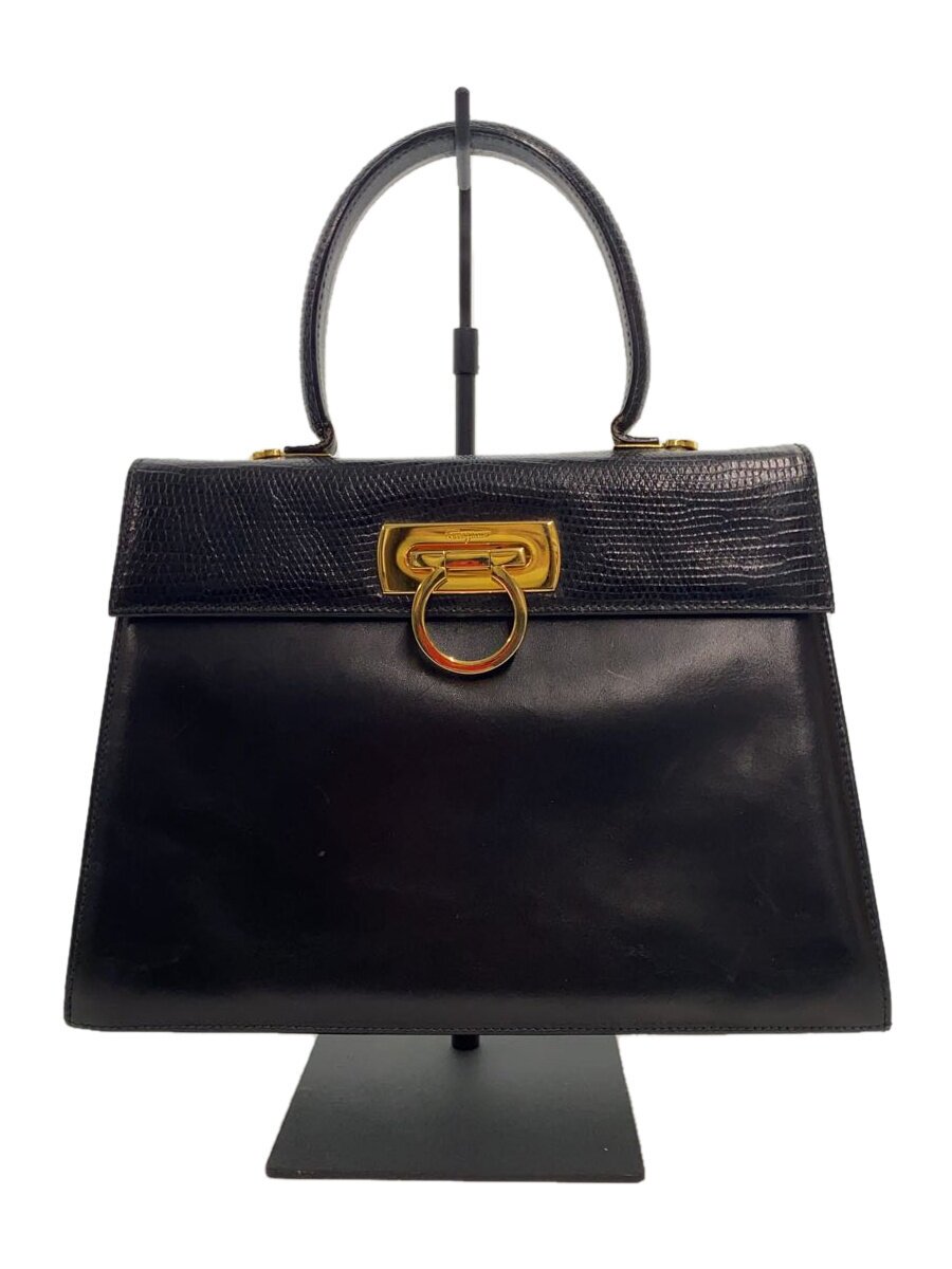 【中古】Salvatore Ferragamo◆ハンドバッグ/--/BLK【バッグ】｜2ｎｄ STREET 店