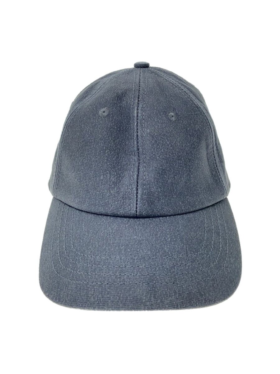 【中古】BOTTEGA VENETA◆GREY LEATHER BASEBALL CAP/旗がしら/S/牛皮/薄墨色/メンズ/748111V2UT0【服飾雑貨他】