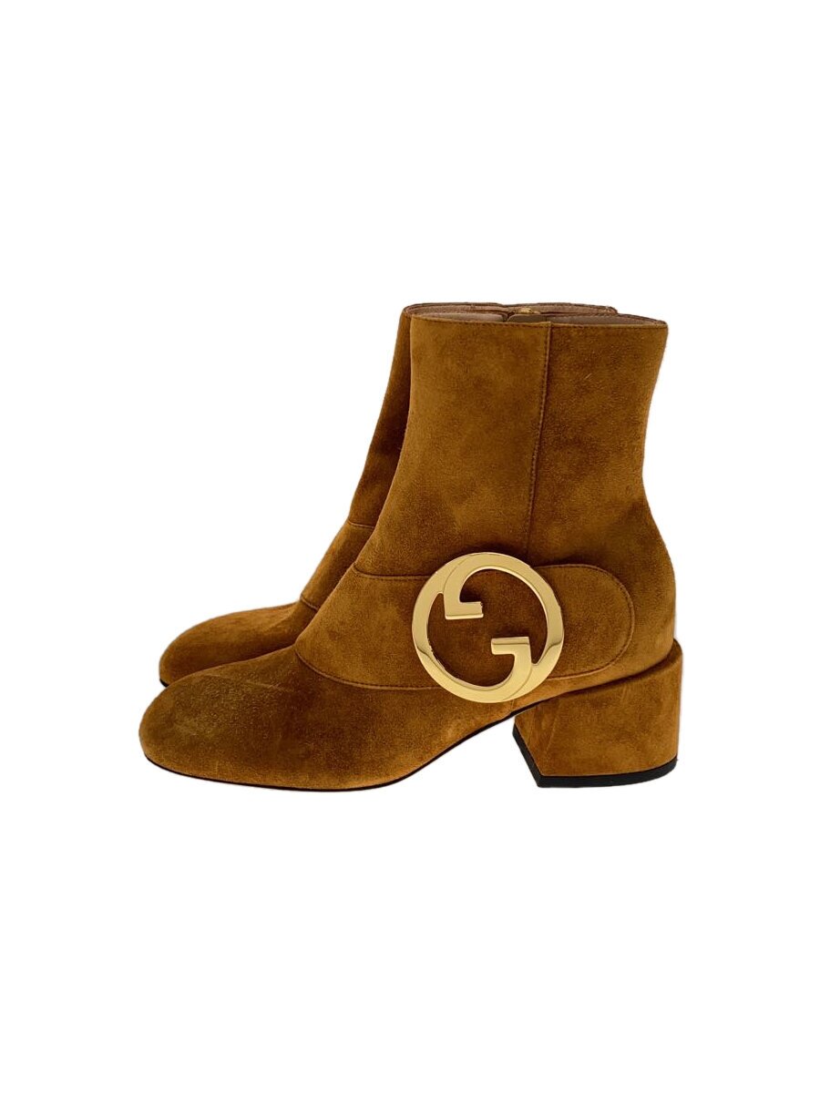 【中古】GUCCI◆ブーツ/35.5/CML/700016【シューズ】