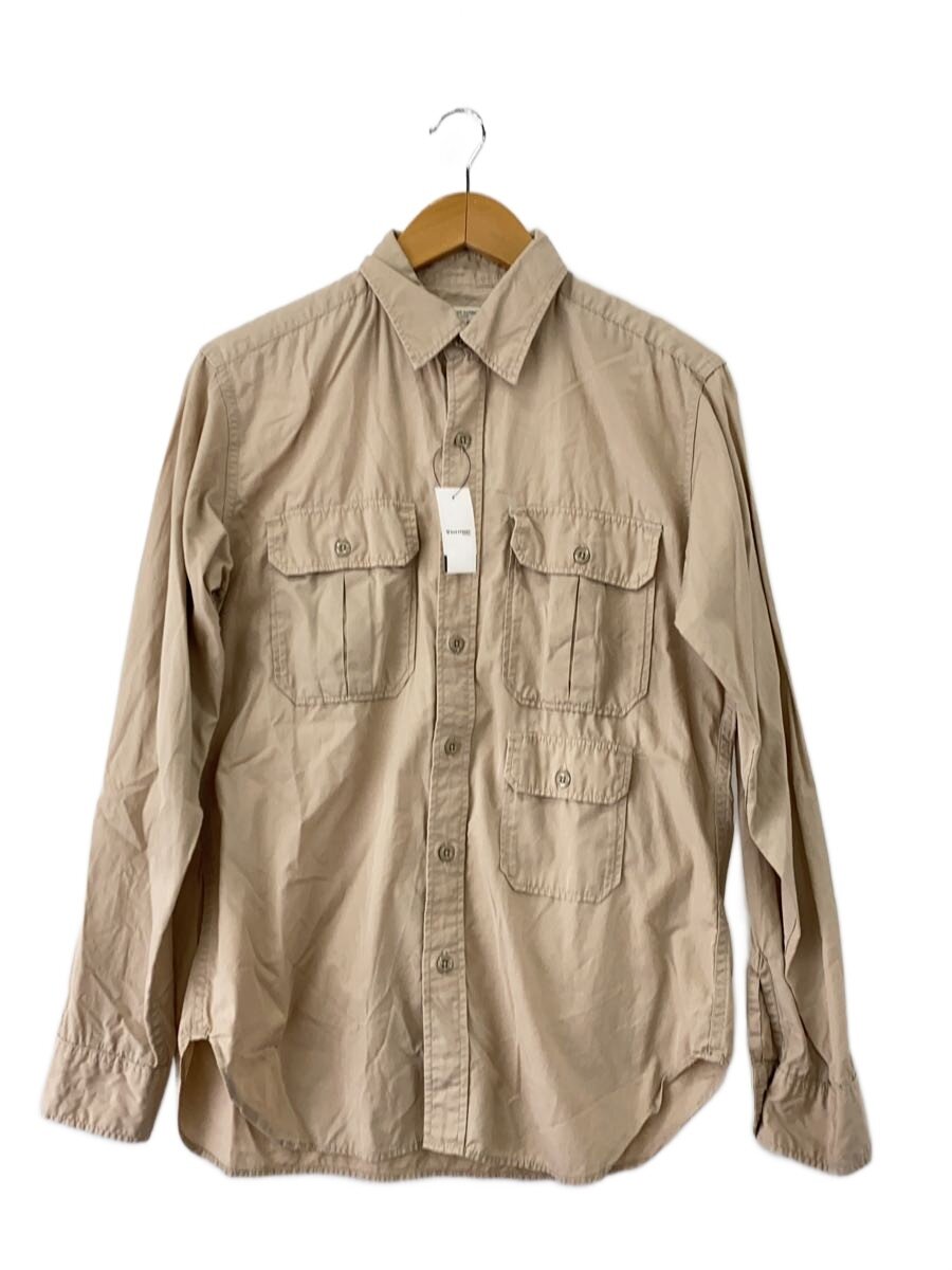【中古】Engineered Garments◆サファリプルオーバー/S/綿織物/ベージュ/エンジニアードガーメンツ//【メンズウェア】