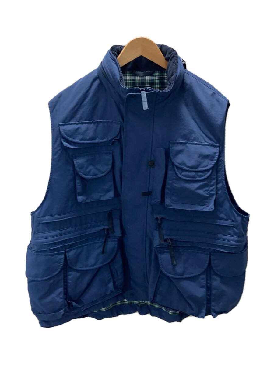 【中古】DAIWA PIER39◆ナイロンより良い/L/ナイロン/BLU/無地/BJ-50022【メンズウェア】