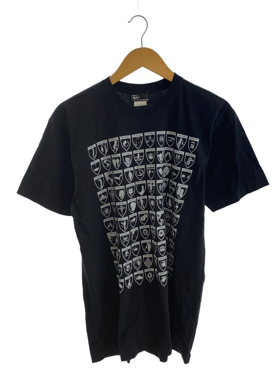 【中古】FUTURA LABORATORIES◆CENTURY OF ICONOGRAPHY/プルオーバー/L/綿織物/BLK//【メンズウェア】