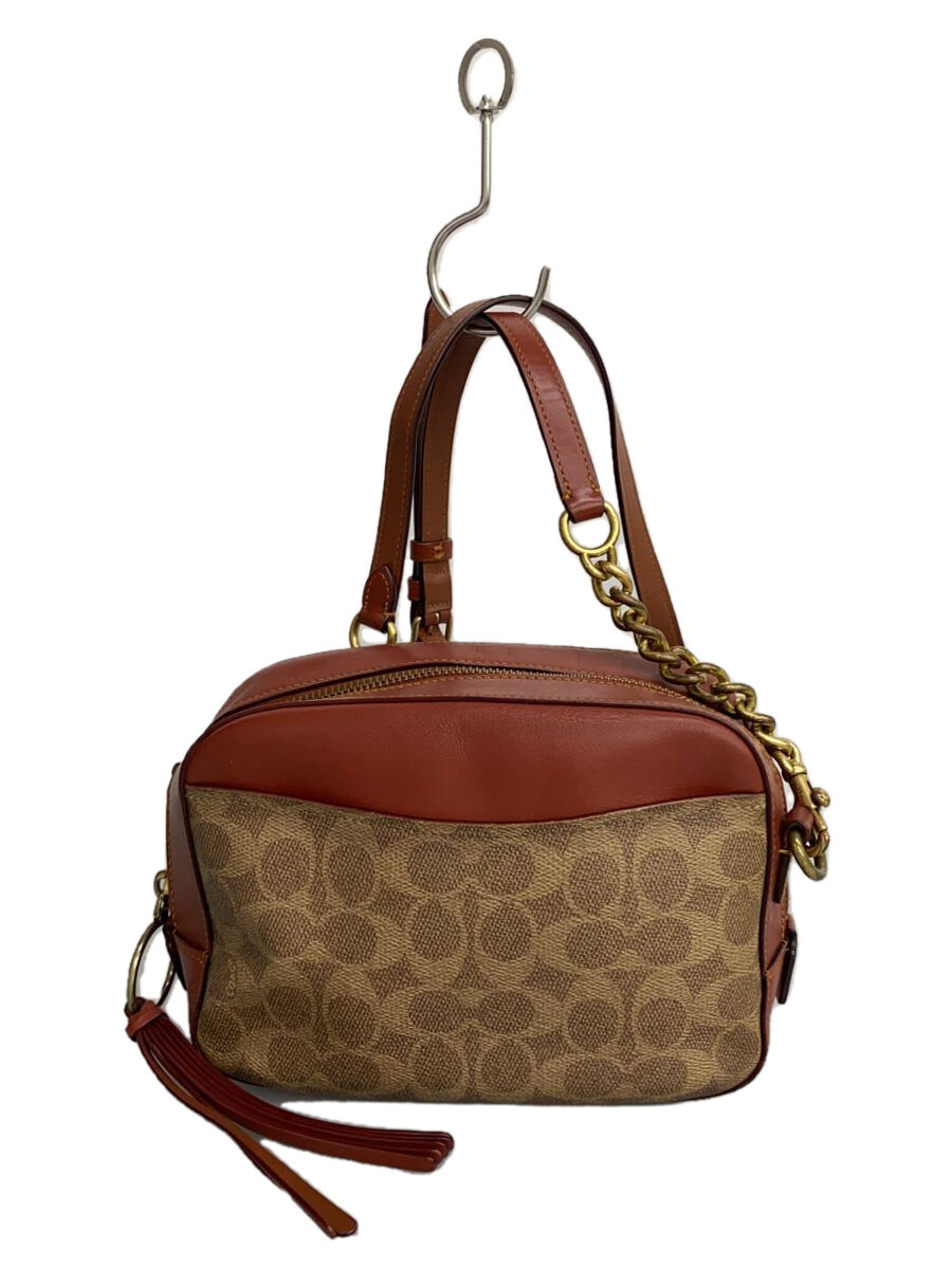【中古】COACH◆ショルダーバッグ/PVC/BRW/31203//【御徒面子】