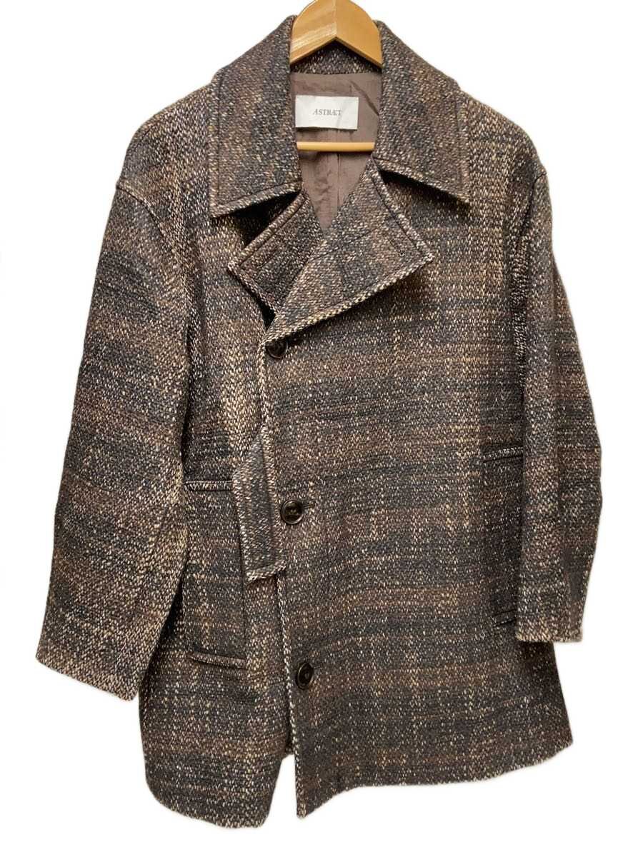 【中古】ASTRAET◆厚地の外套/1/アクリル繊維/BRW/5425-216-0178-2950//【レディース御召しもの】