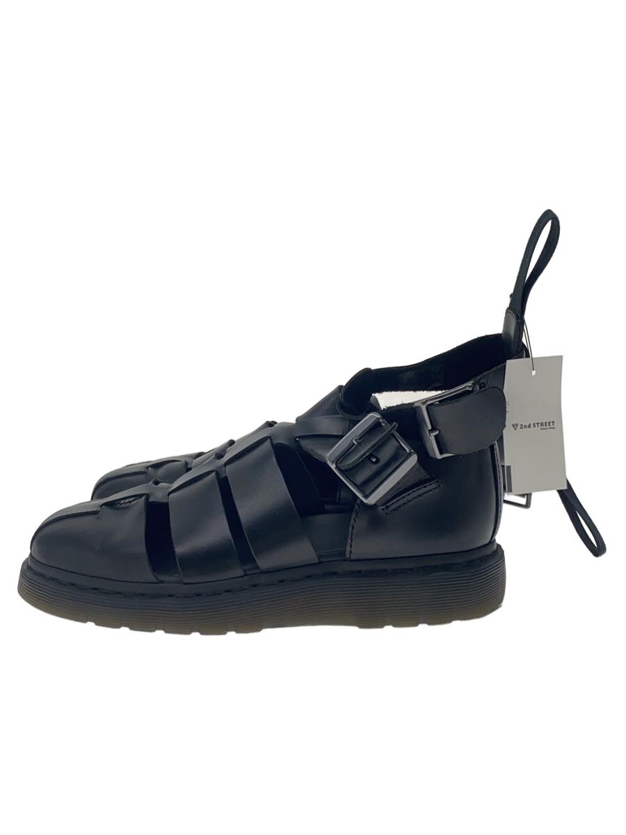 【中古】Dr.Martens◆ジェラルドサンダル/UK6/BLK/なめし革【シューズ】