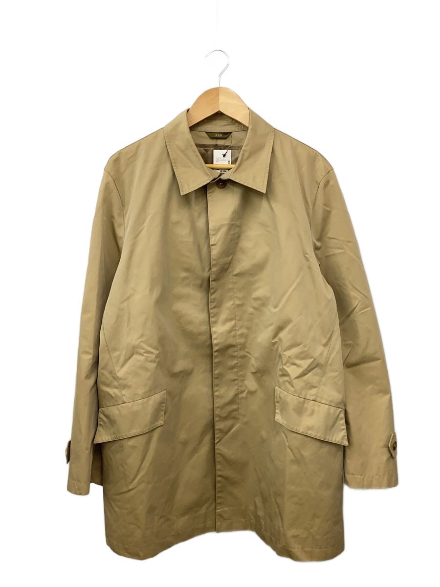 【中古】yohji yamamoto A.A.R◆厚地の外套/XL/ポリエステル/BEG/X560609【メンズウェア】