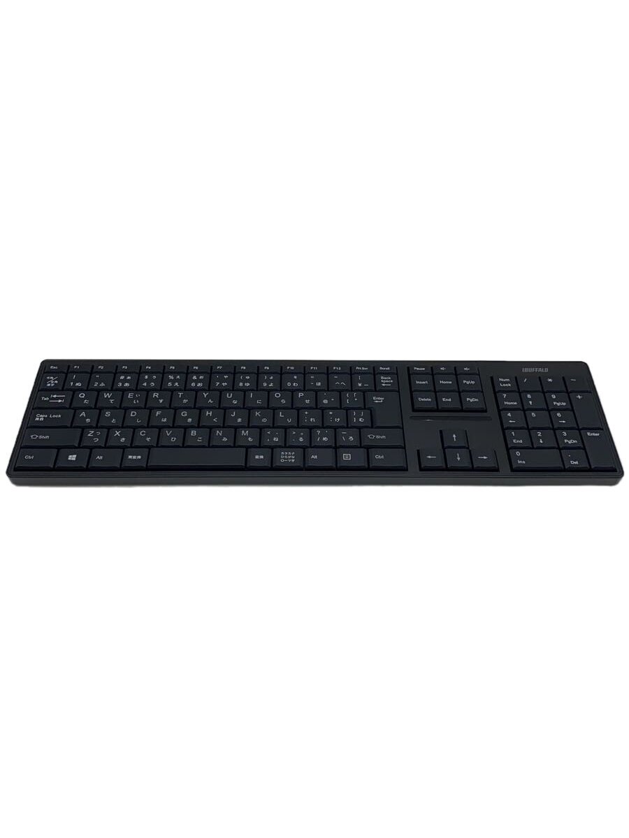 【中古】BUFFALO◆キーボード BSKBW100SBK [ブラック]【パソコン】