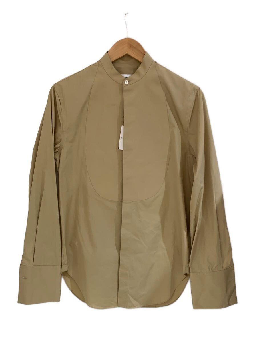 【中古】Salvatore Ferragamo◆23aw/ドレスシャツ/長袖シャツ/36/コットン/KHK/無地【レディースウェア】｜2ｎｄ STREET 店