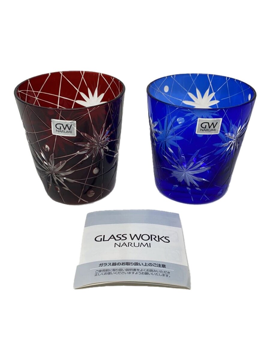 【中古】NARUMI◆グラス/2点セット/BLU【キッチン用品】