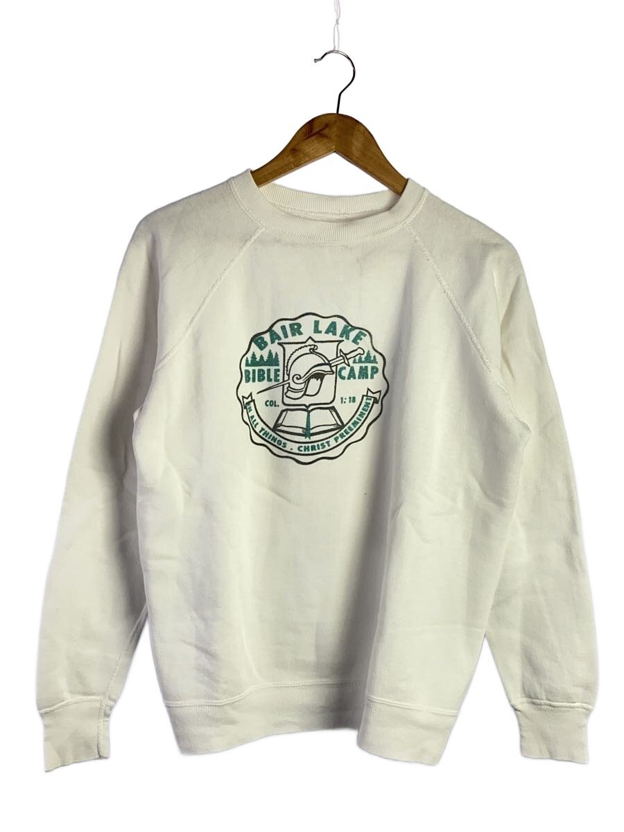 【中古】ラグランスウェット/--/--/WHT【メンズウェア】