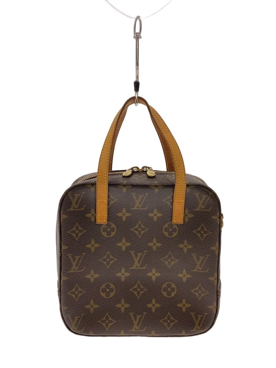 【中古】LOUIS VUITTON◆スポンティーニ_モノグラム・帆布/PVC/BRW【御徒面子】
