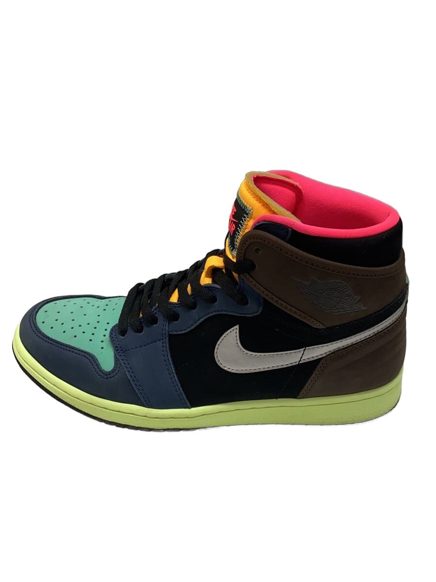 【中古】NIKE◆バイオハック/エアジョーダン 1 レトロ ご機嫌 OG/27.5珊/マルチ色つや/555088-201【シューズ】