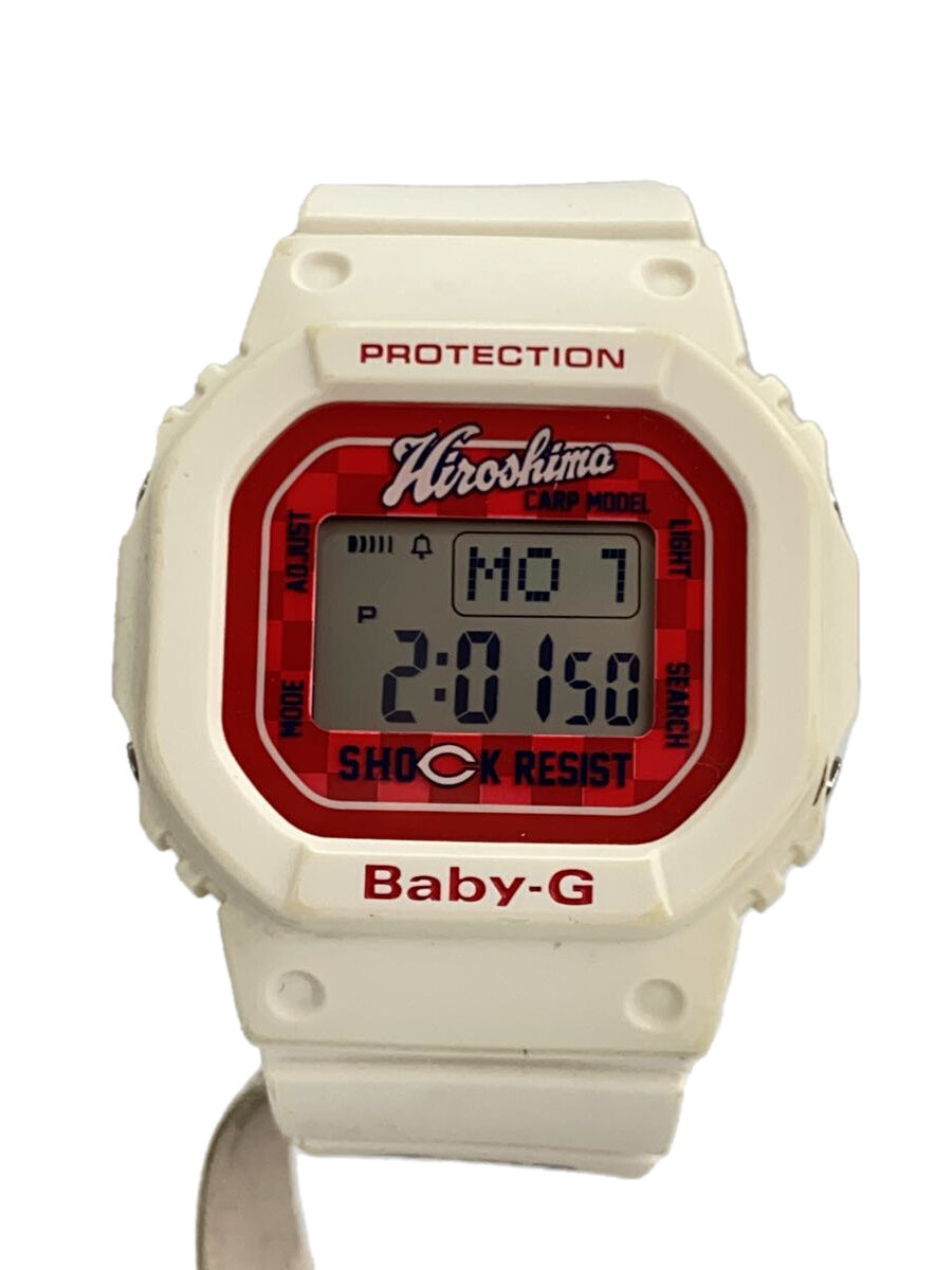 【中古】CASIO◆10周年記念/Crap/?クォーツ腕時計/デジタル/ラバー/RED/WHT/SS/BGD-501//【服飾雑貨他】｜2ｎｄ STREET 店