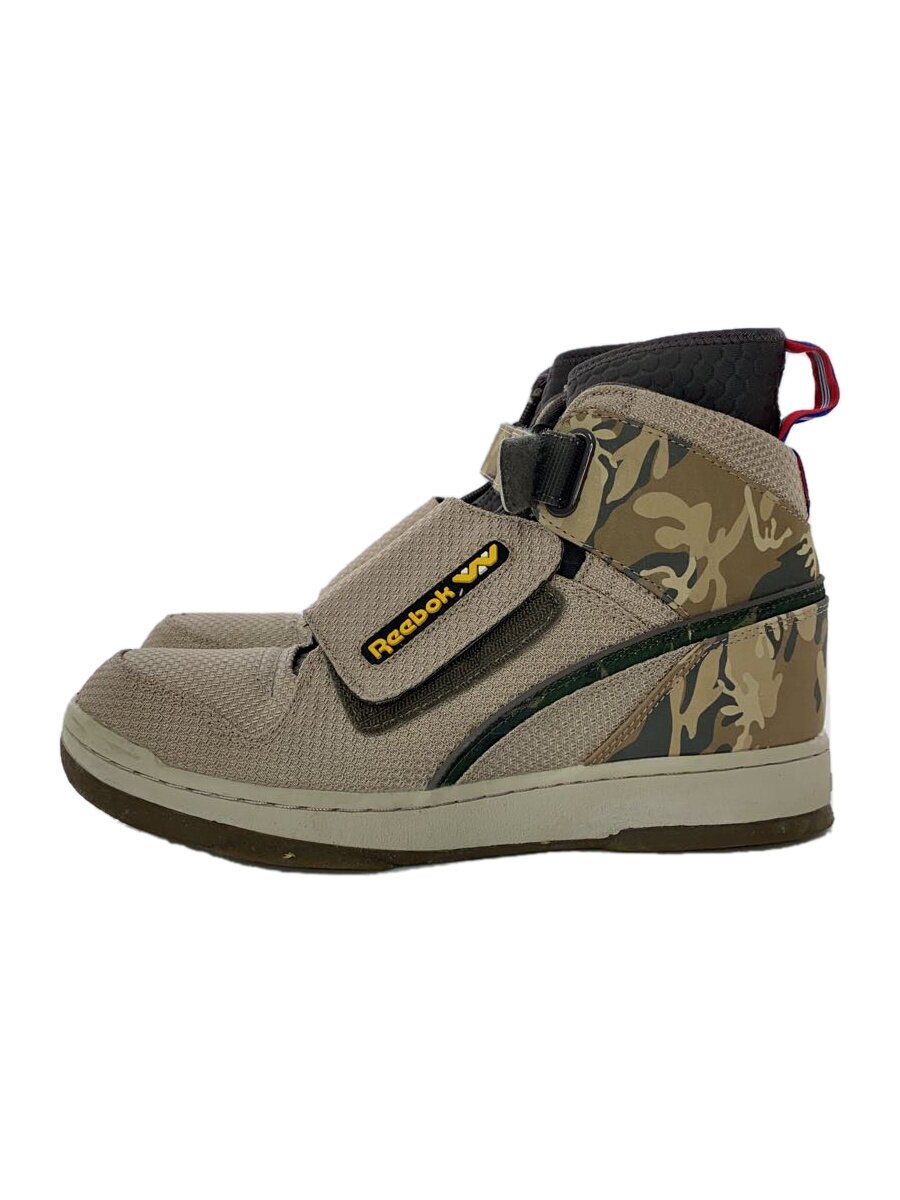 【中古】Reebok◆ハイカットスニーカー/27珊/KHK/FV5052//【シューズ】