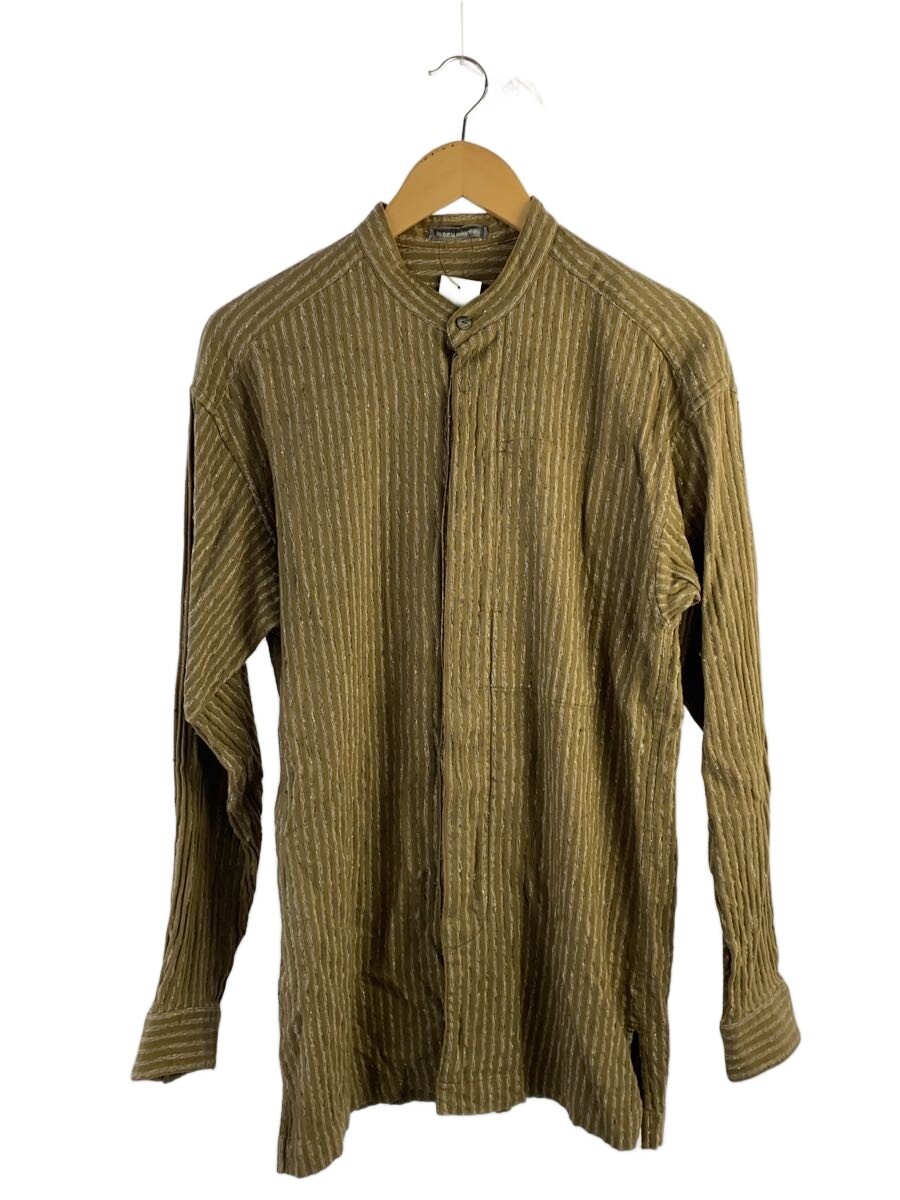 【中古】ISSEY MIYAKE MEN◆長袖シャツ/M/コットン/BRW/ストライプ/LG13585【メンズウェア】｜2ｎｄ STREET 店