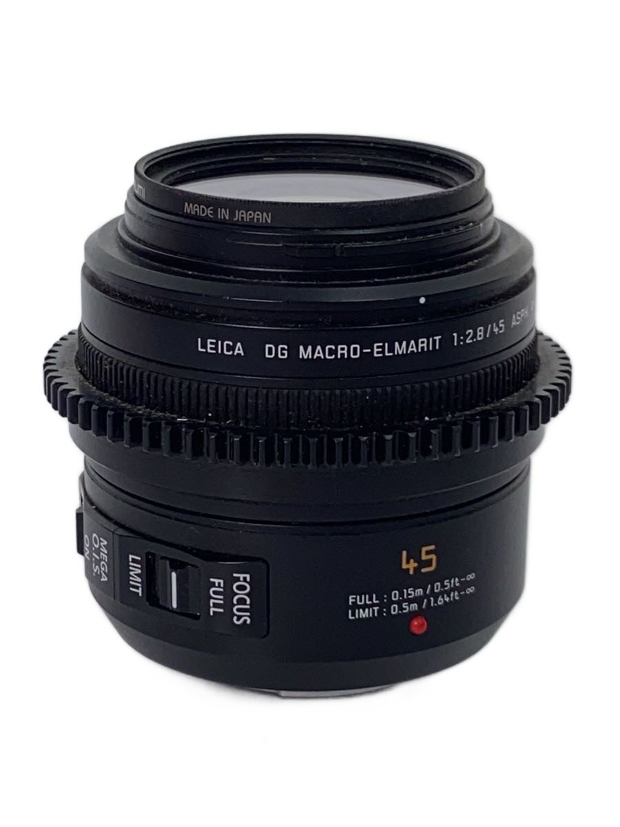 【中古】Panasonic◆水晶体 LEICA DG MACRO-ELMARIT 45粍/F2.8 ASPH./MEGA O.I.S//【写真機】