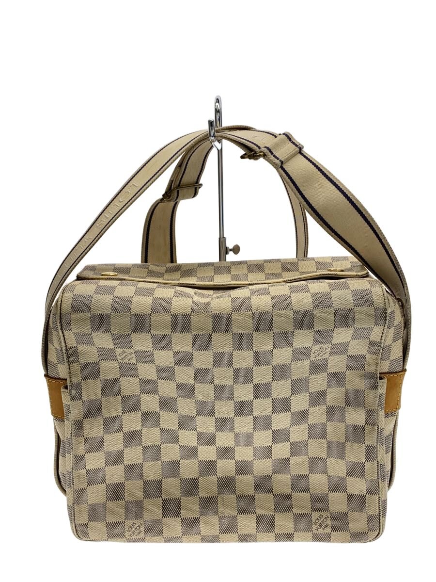 【中古】LOUIS VUITTON◆ナヴィグリオ_ダミエ・アズール/PVC/WHT【バッグ】|2nd STREET 店