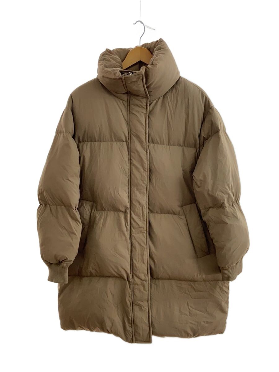 【中古】ZARA◆落ち込む厚地の外套SELECTED THERMAL EDITION/M/ナイロン/BEG/無地/0518/243/737【レディース御召しもの】